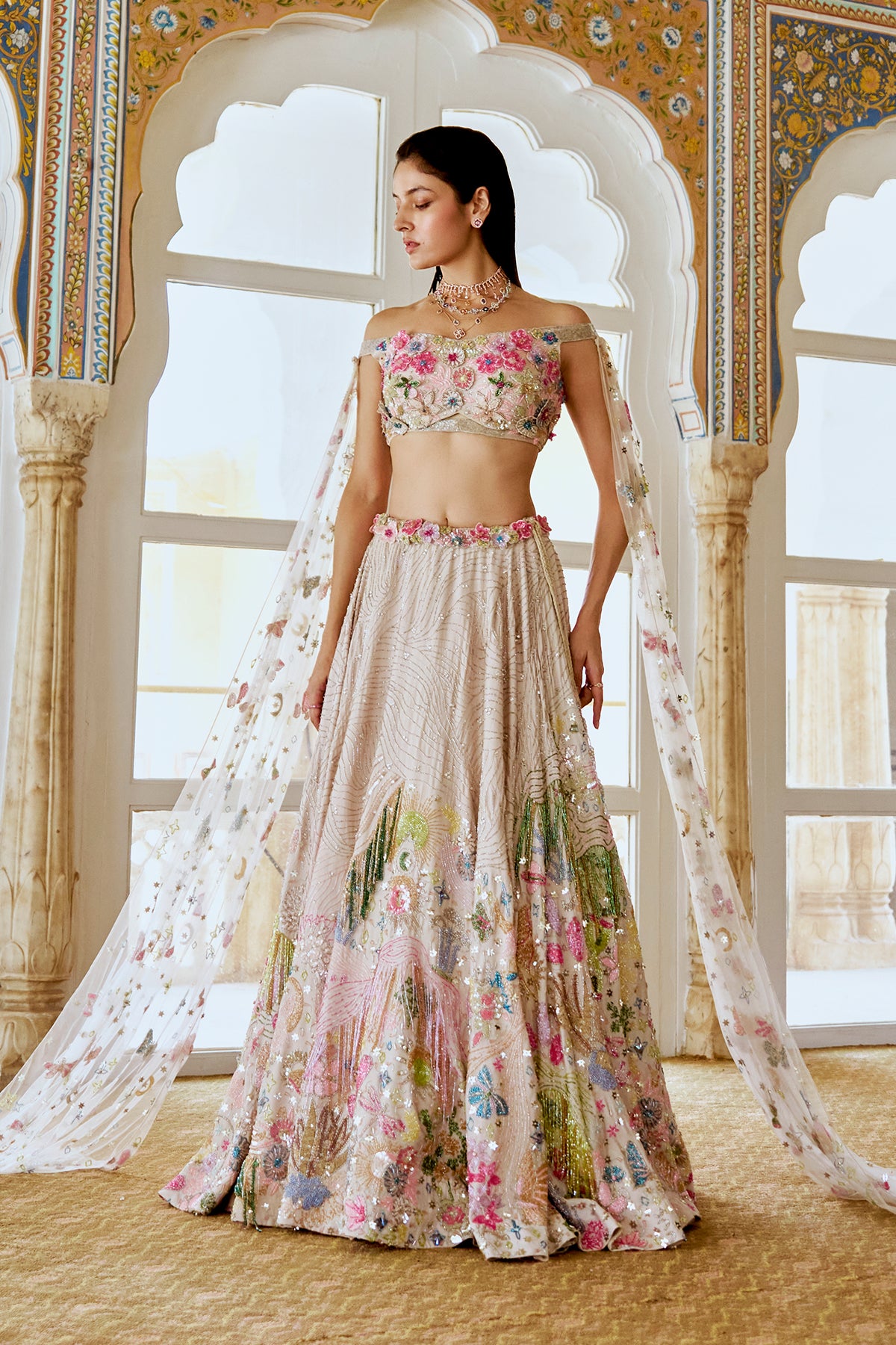 Enchanted Garden Lehenga