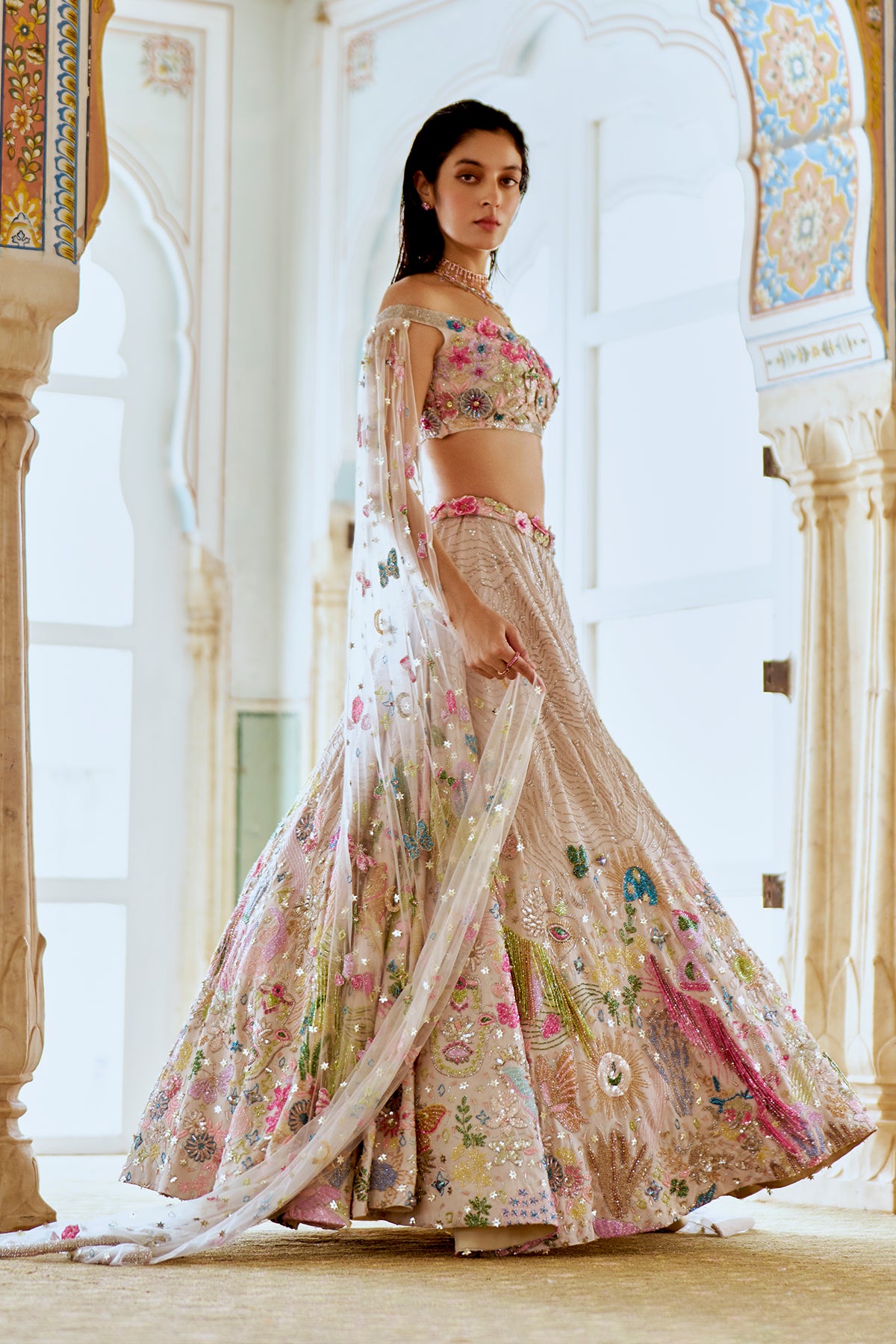Enchanted Garden Lehenga
