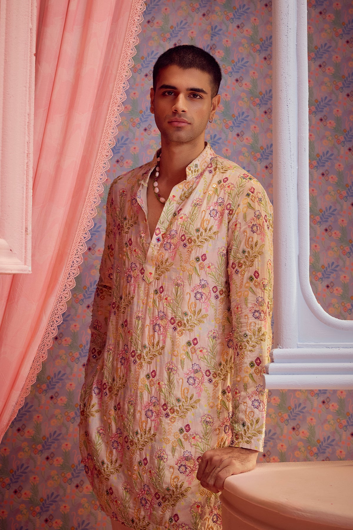 Cement Kurta Set