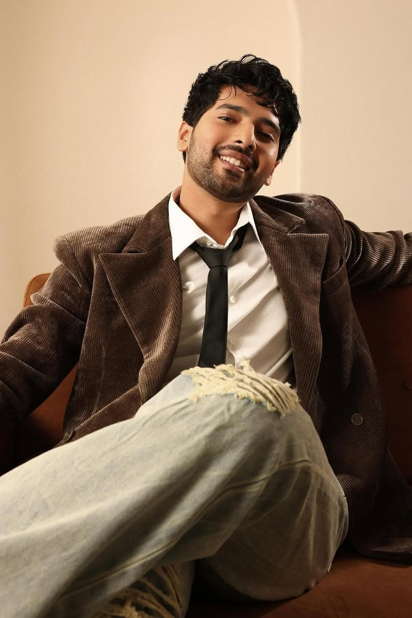 Armaan Malik in Brown Corduroy Blazer