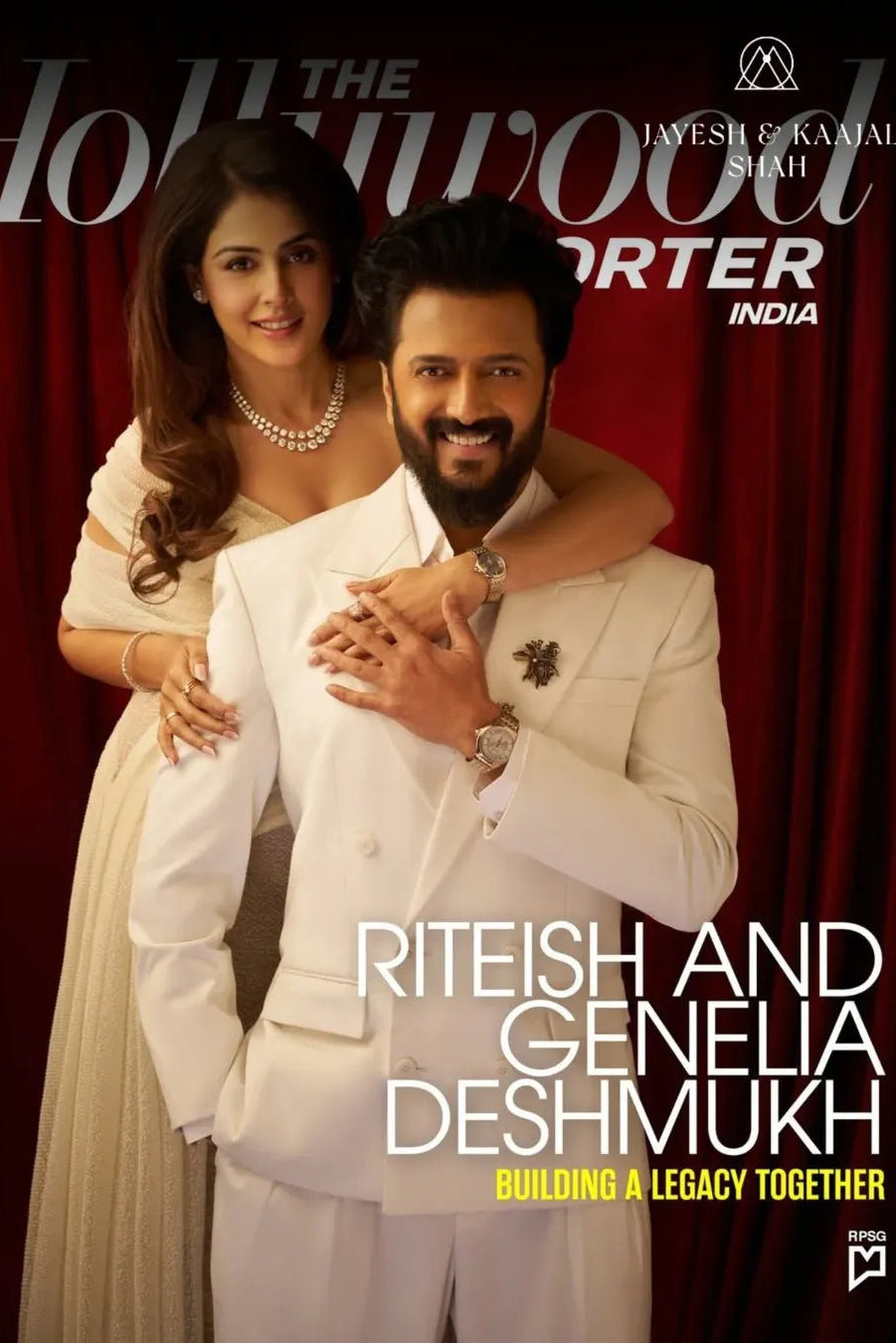 Riteish Deshmukh in Ivory White Structured Suit