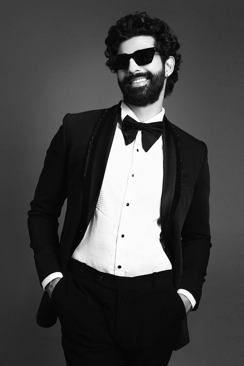 Aashim Gulati in a Classic Black Tuxedo