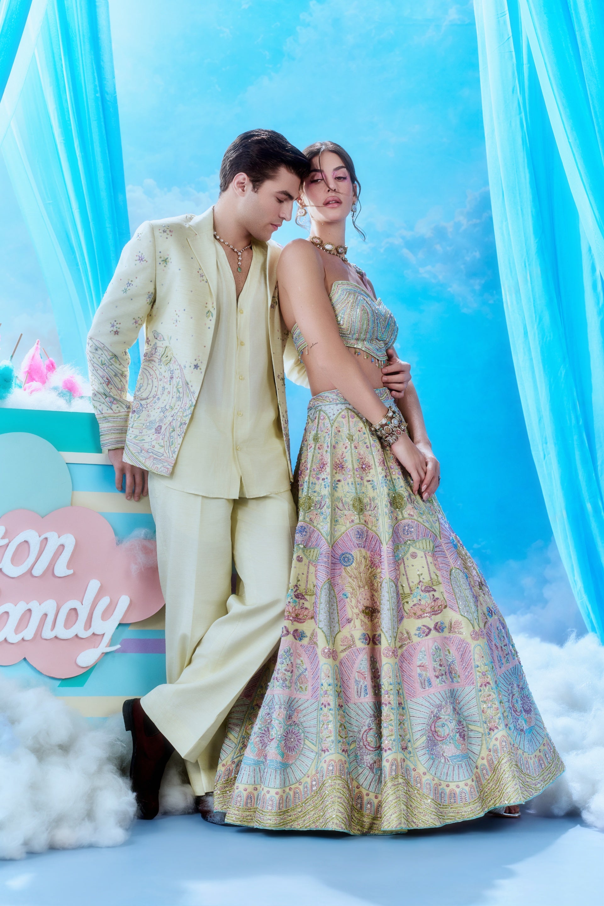 The Celestial Garden Lehenga