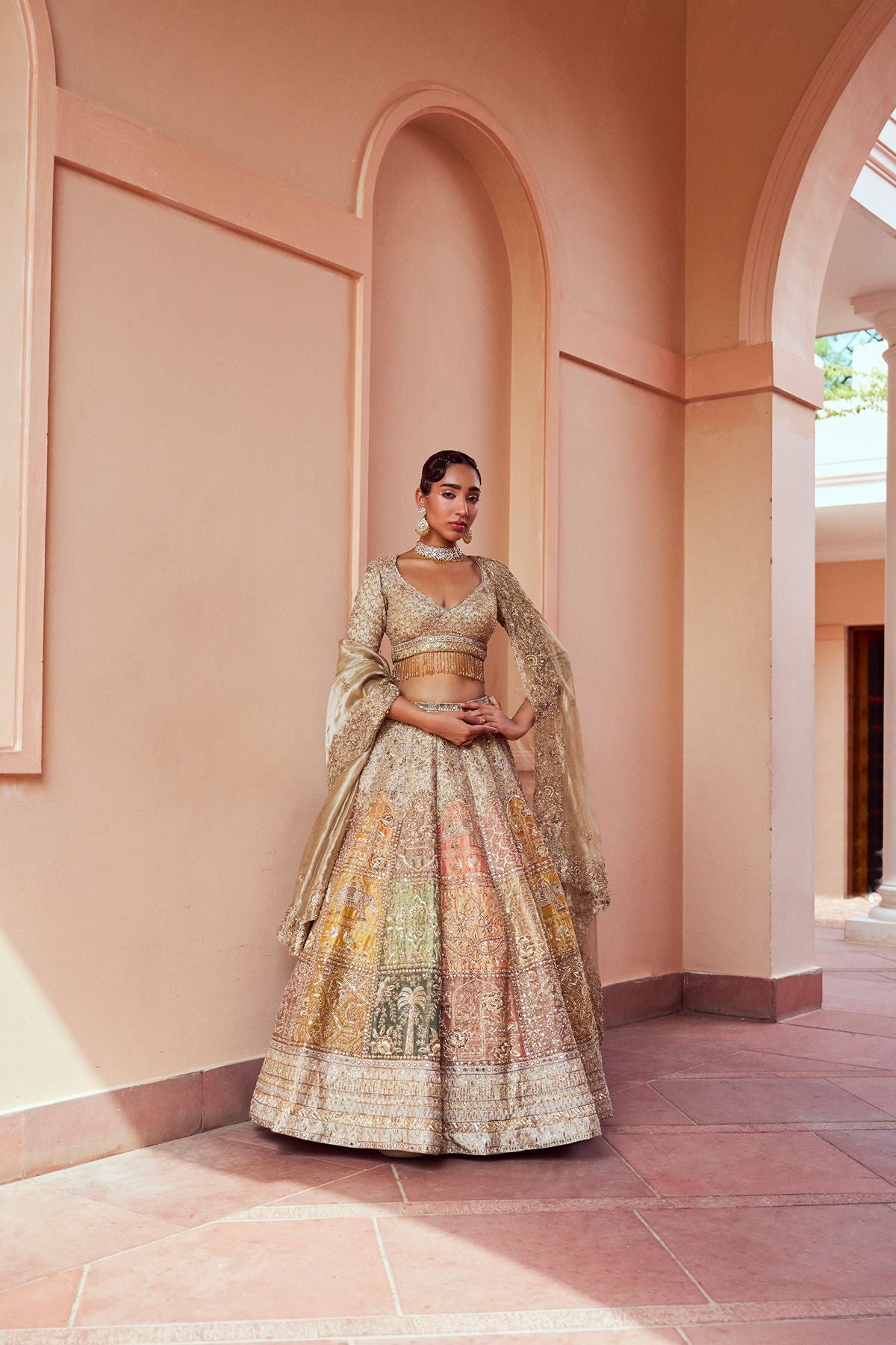 Royal Block Lehenga