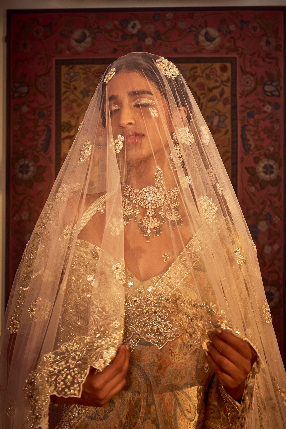 Gold Love Bride Lehenga