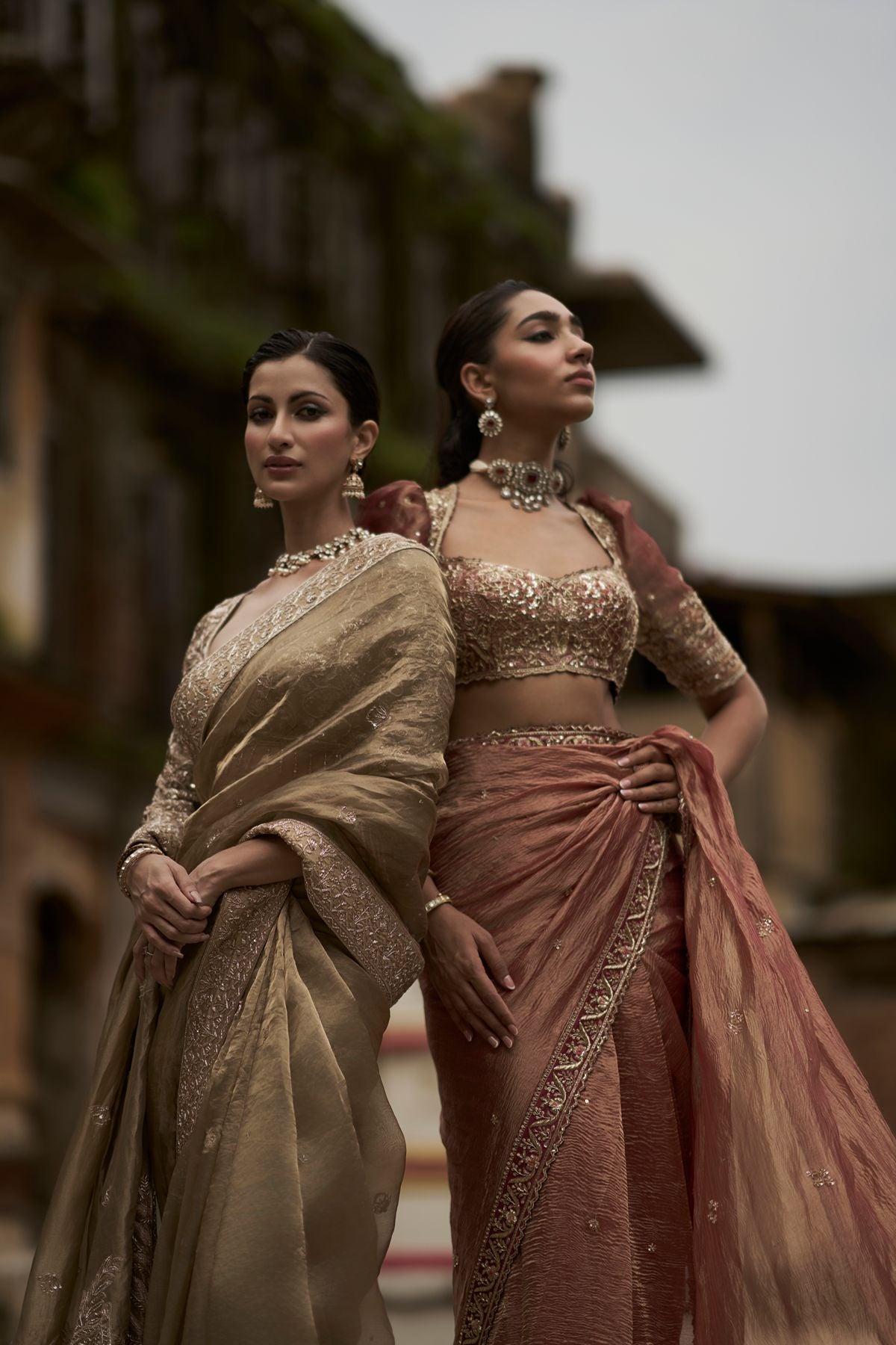 Gold Tissue Killa Saree
