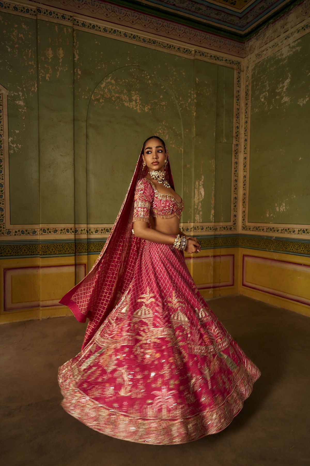 Agra Darbar Embellished Lehenga