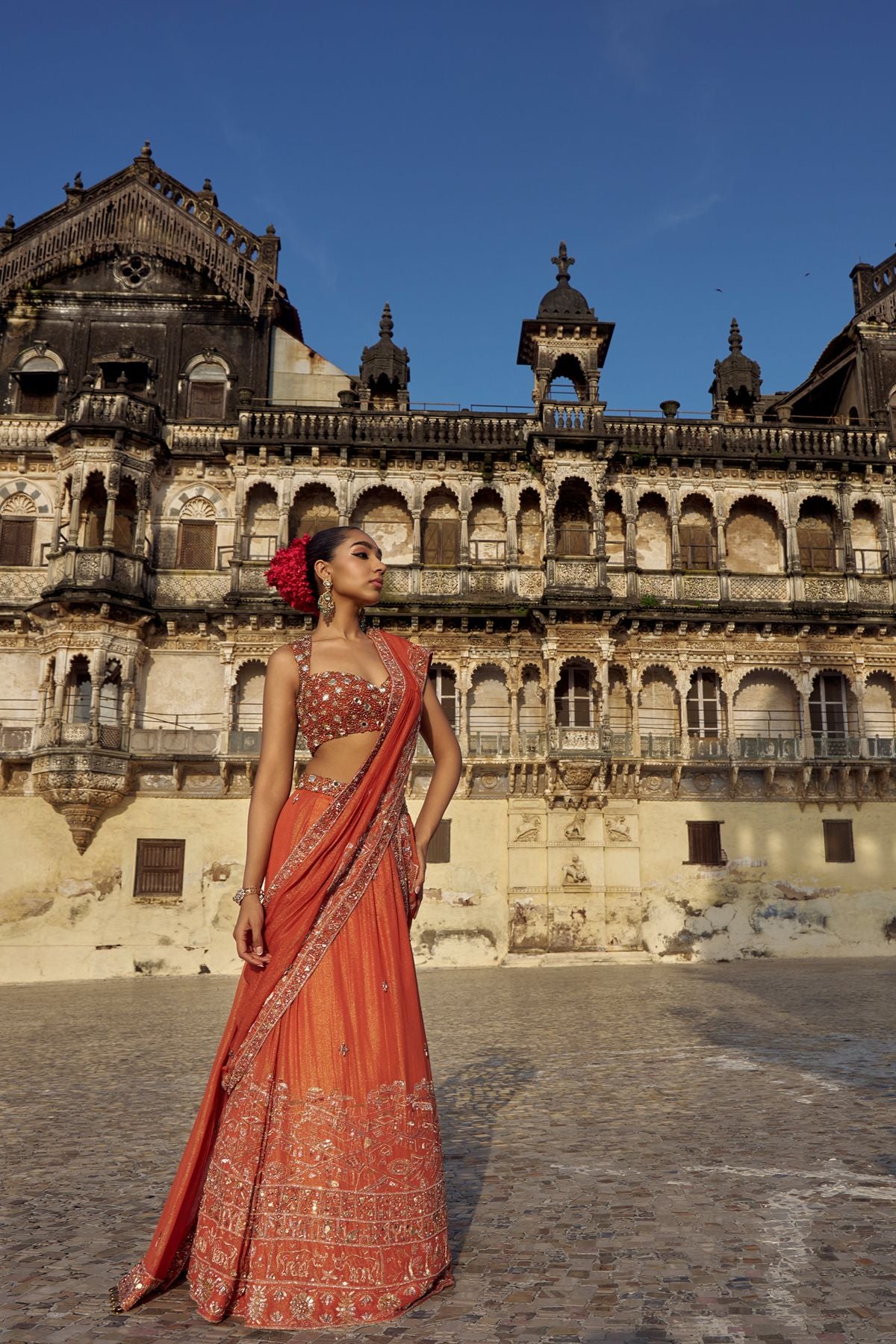 Harappa And Daro Rustic Saree