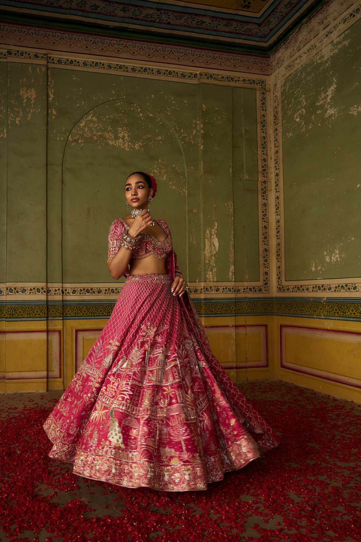 Agra Darbar Embellished Lehenga