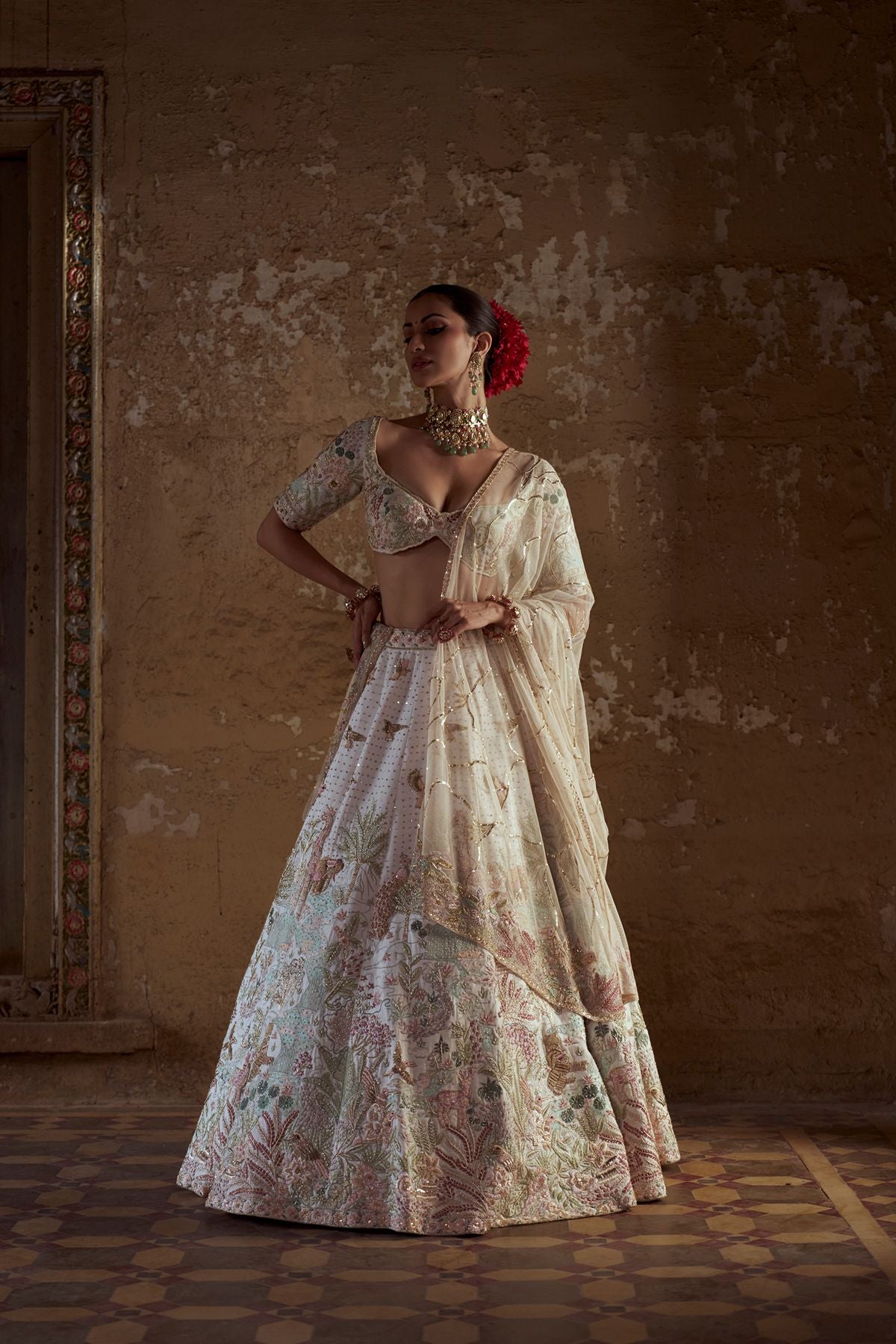 Savanna Symphony Lehenga