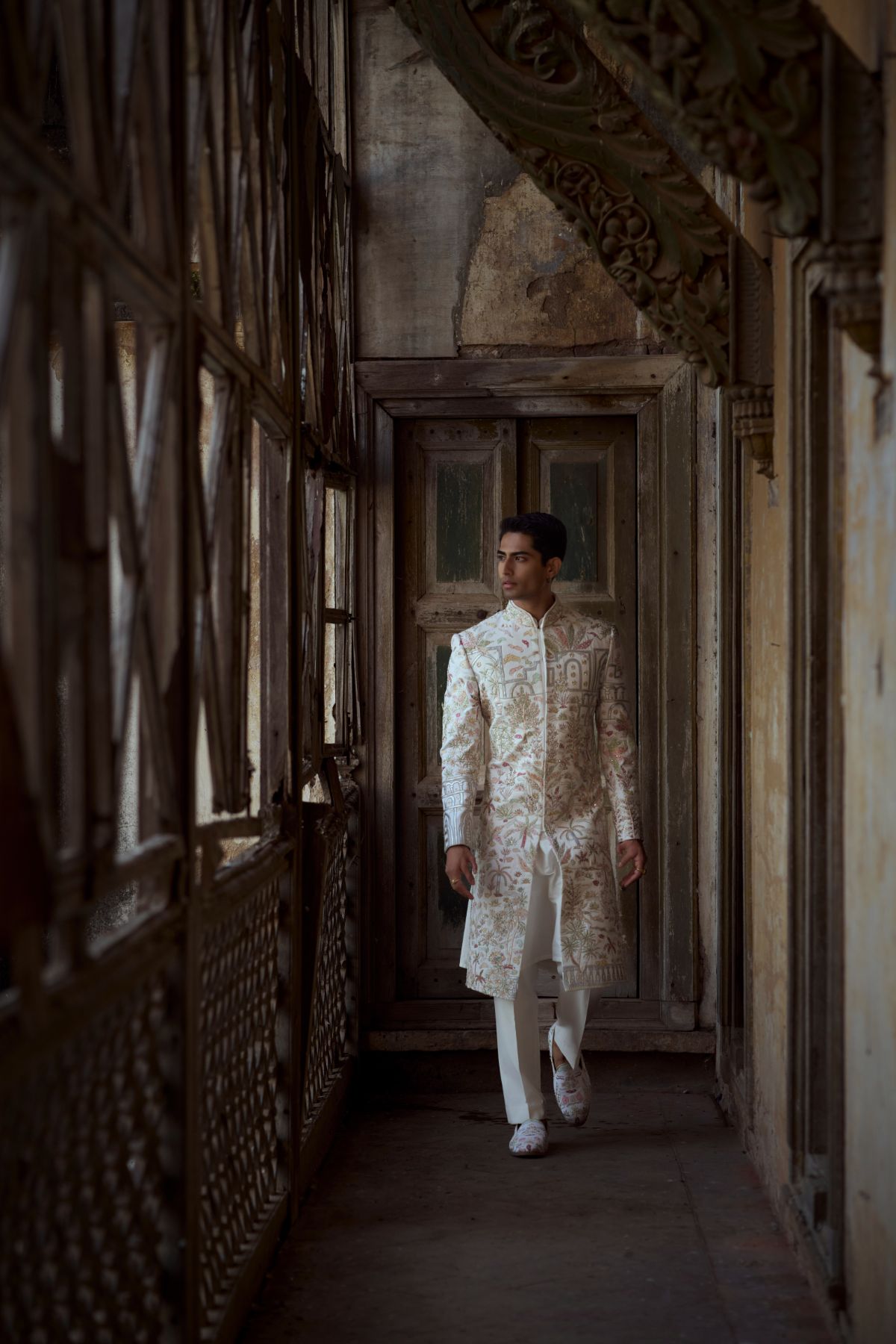 Ivory Gold Signature Sherwani