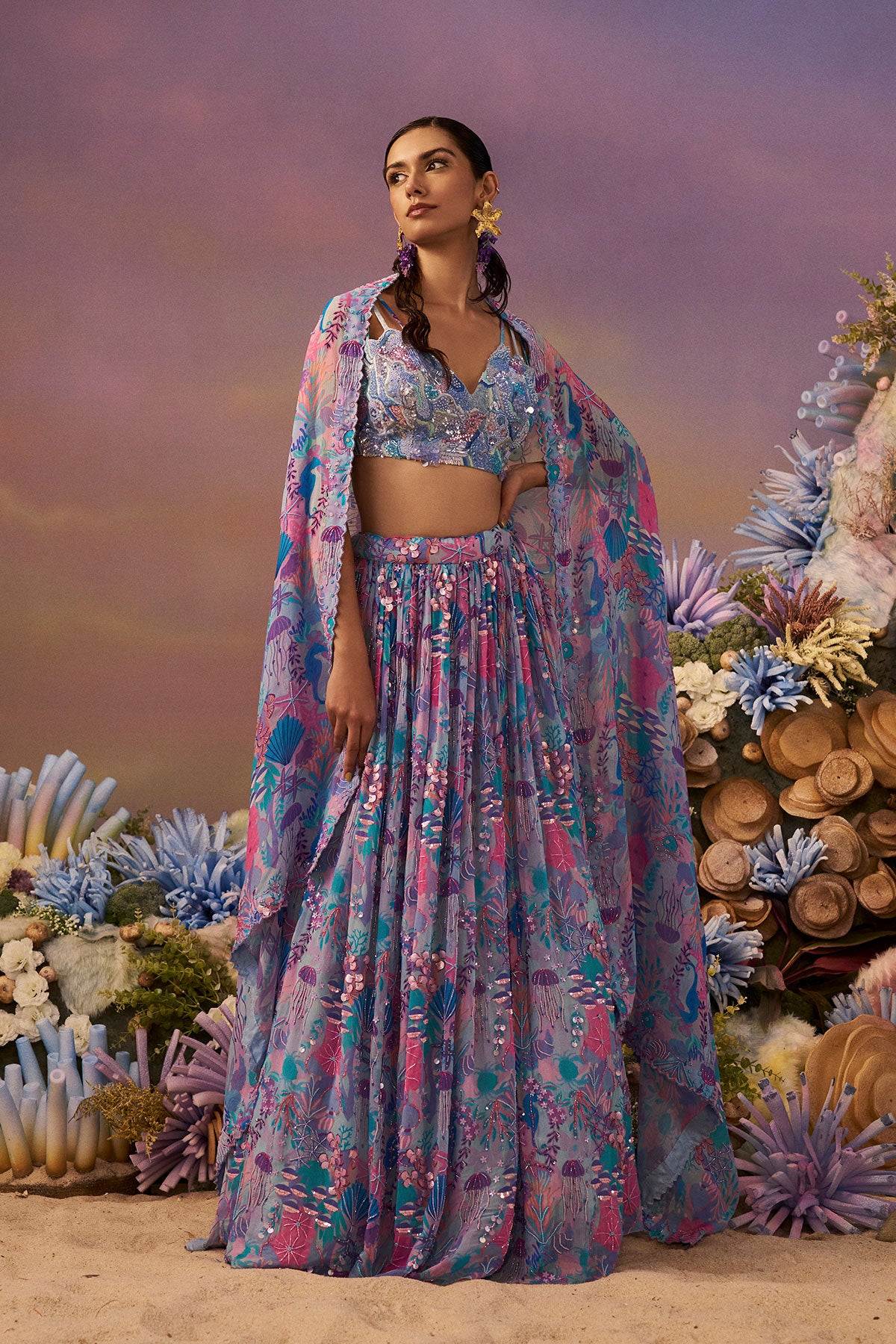 Under The Sea Lehenga