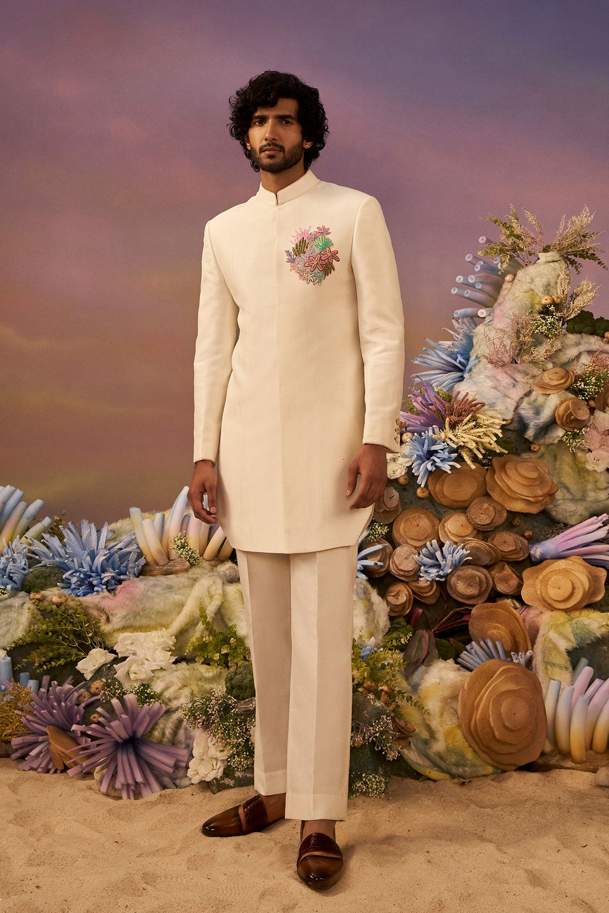 Mother Pearl Indo Western