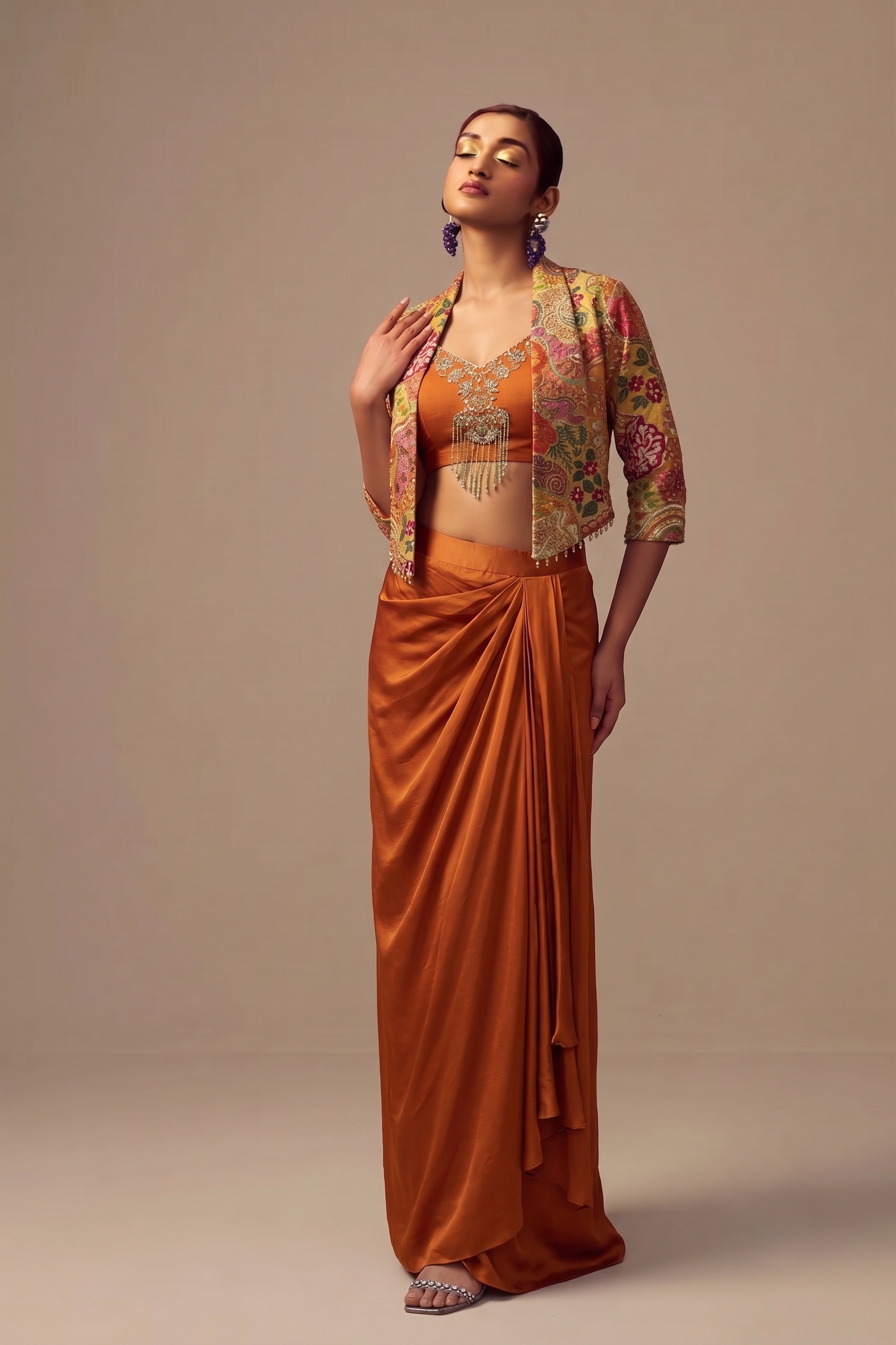 Amber Bloom Three-Piece Set - Full View